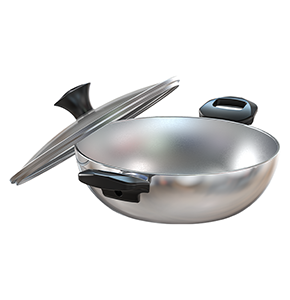 WALTON 26cm Vibrant Wok Pan with Glass Lid | WCW-WGV26 | Official Walton Cookware