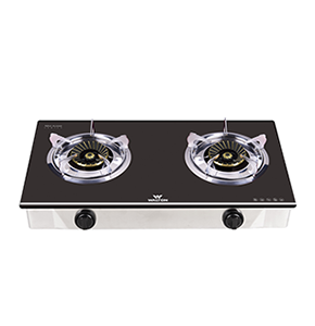 Walton Glass Top Double Burner Gas Stove | WGS-NeoFlame G101 | Official Walton Gas Stove
